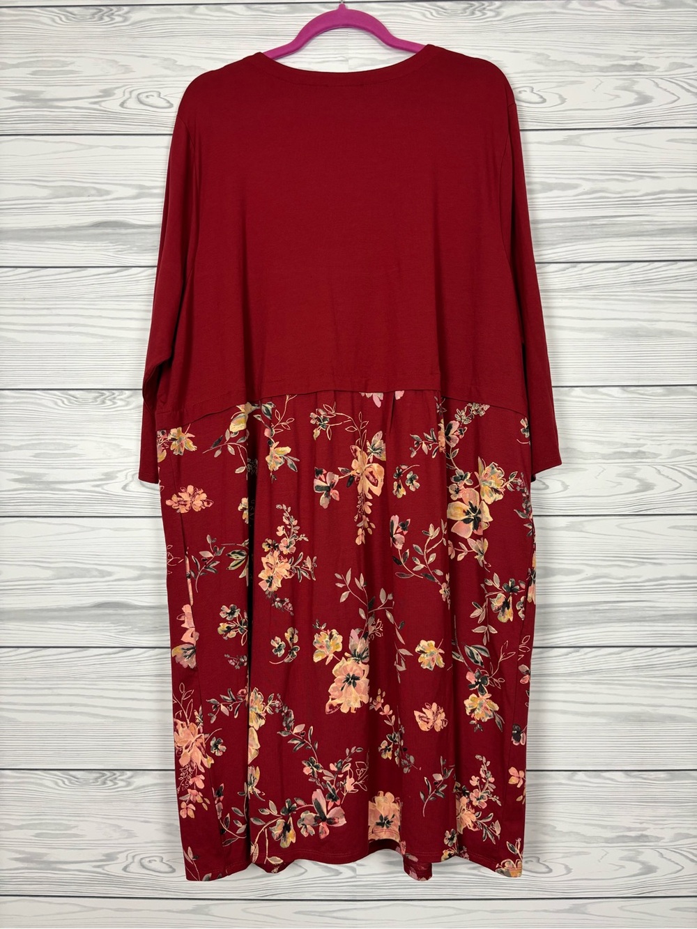 J. Jill A Line shift red floral dress size 3X NWT - Picture 8 of 8